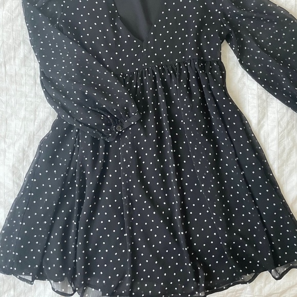 Aritzia Sunday Best Chiffon Babydoll Dress - Picture 2 of 5